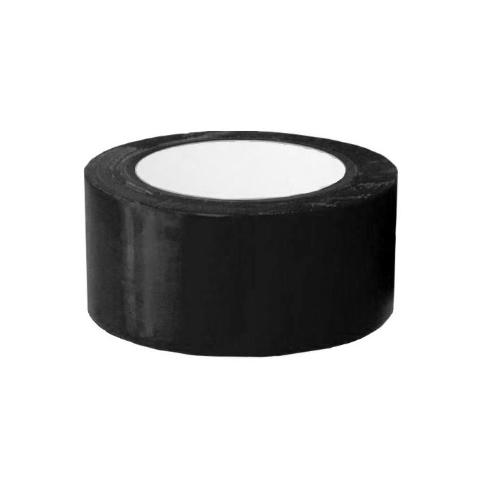 PVC-Klebeband schwarz ✓ 50 mm x 66 Lfm. kaufen