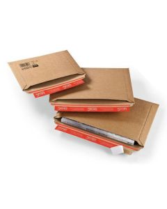 Wellpapp-Versandtaschen mit Querbefüllung in verschiedenen Größen - 340 x 235 x -35 mm